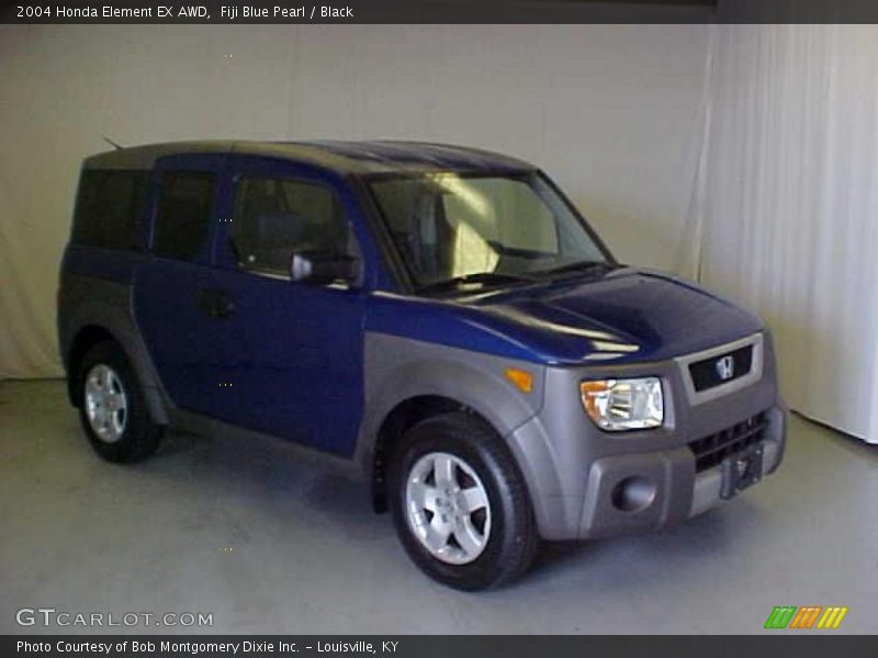 Fiji Blue Pearl / Black 2004 Honda Element EX AWD