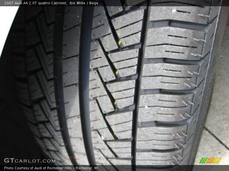 Ibis White / Beige 2007 Audi A4 2.0T quattro Cabriolet