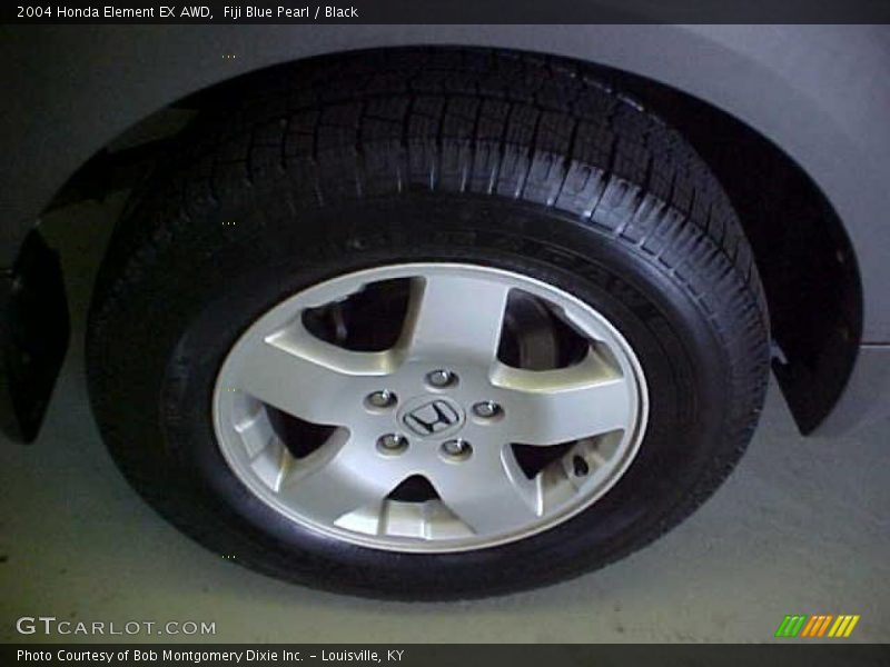 Fiji Blue Pearl / Black 2004 Honda Element EX AWD