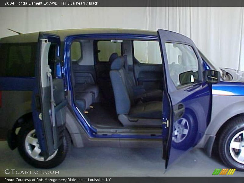 Fiji Blue Pearl / Black 2004 Honda Element EX AWD
