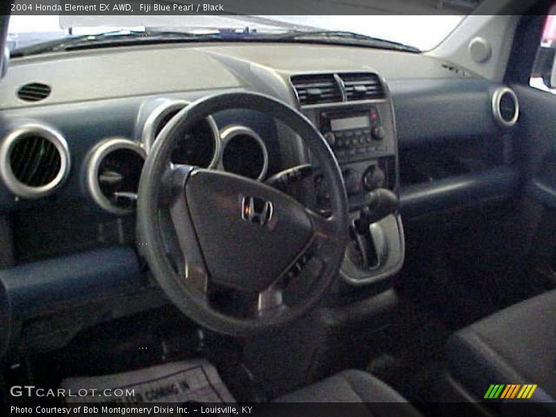 Fiji Blue Pearl / Black 2004 Honda Element EX AWD