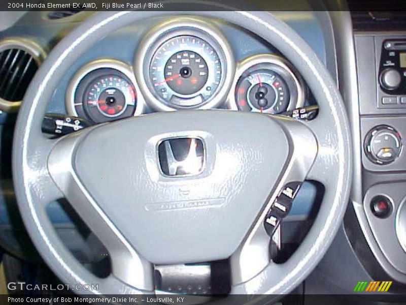 Fiji Blue Pearl / Black 2004 Honda Element EX AWD