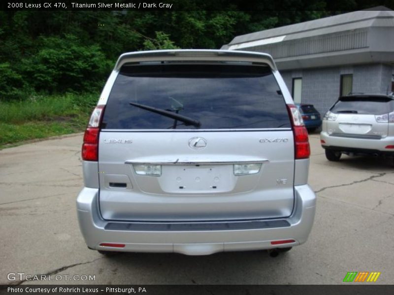 Titanium Silver Metallic / Dark Gray 2008 Lexus GX 470