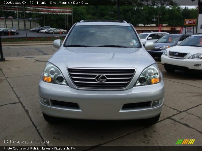 Titanium Silver Metallic / Dark Gray 2008 Lexus GX 470