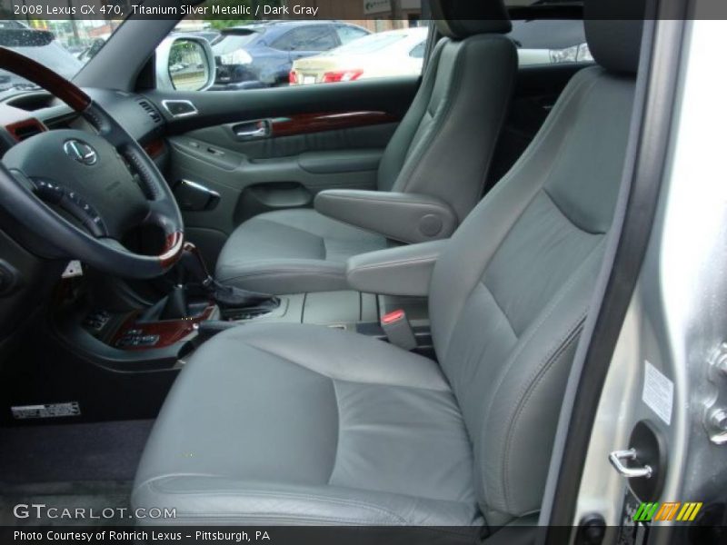 Titanium Silver Metallic / Dark Gray 2008 Lexus GX 470