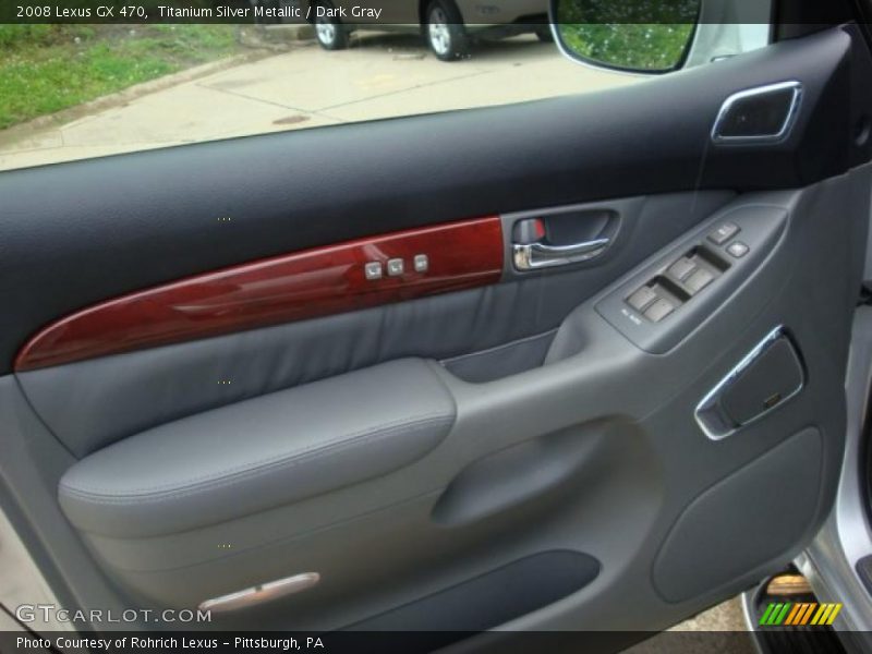 Titanium Silver Metallic / Dark Gray 2008 Lexus GX 470