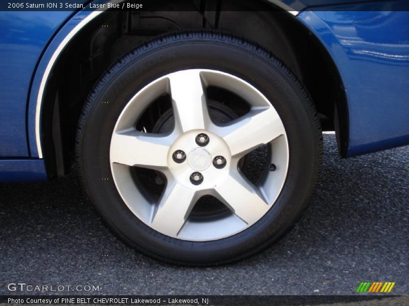 Laser Blue / Beige 2006 Saturn ION 3 Sedan