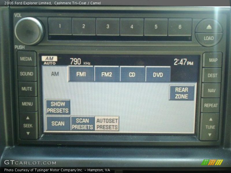 Cashmere Tri-Coat / Camel 2006 Ford Explorer Limited