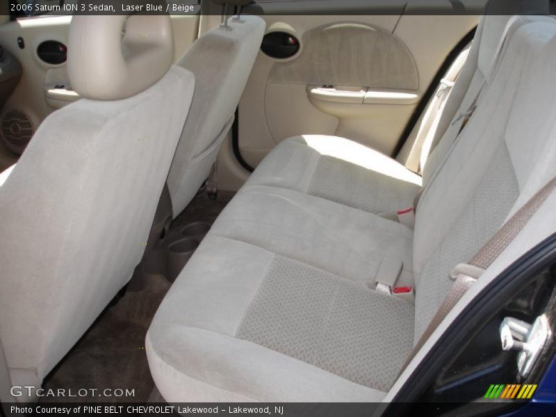 Laser Blue / Beige 2006 Saturn ION 3 Sedan