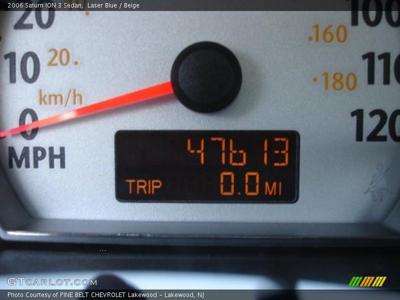 Laser Blue / Beige 2006 Saturn ION 3 Sedan