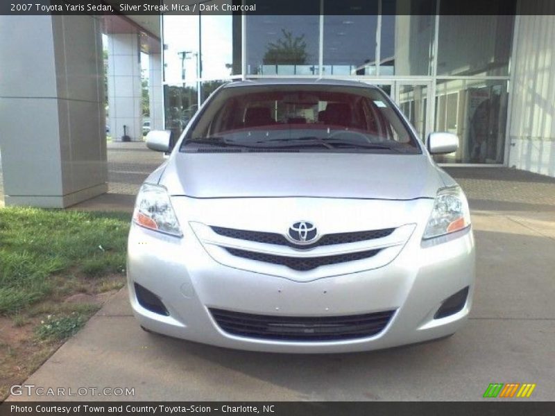 Silver Streak Mica / Dark Charcoal 2007 Toyota Yaris Sedan