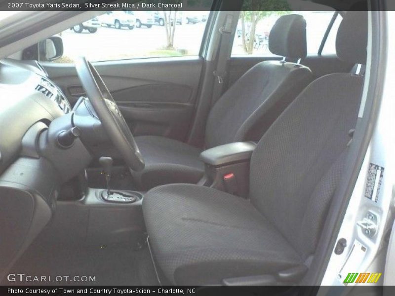 Silver Streak Mica / Dark Charcoal 2007 Toyota Yaris Sedan