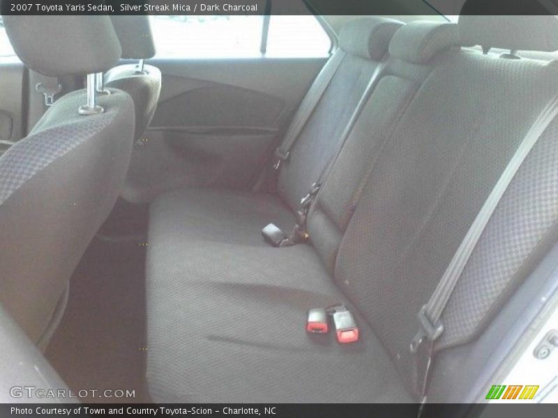 Silver Streak Mica / Dark Charcoal 2007 Toyota Yaris Sedan