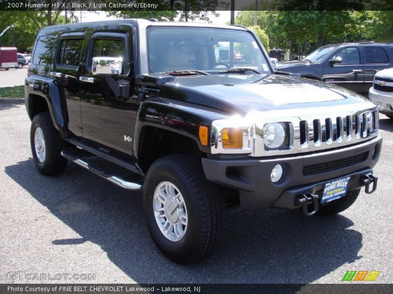 Black / Light Cashmere/Ebony 2007 Hummer H3 X