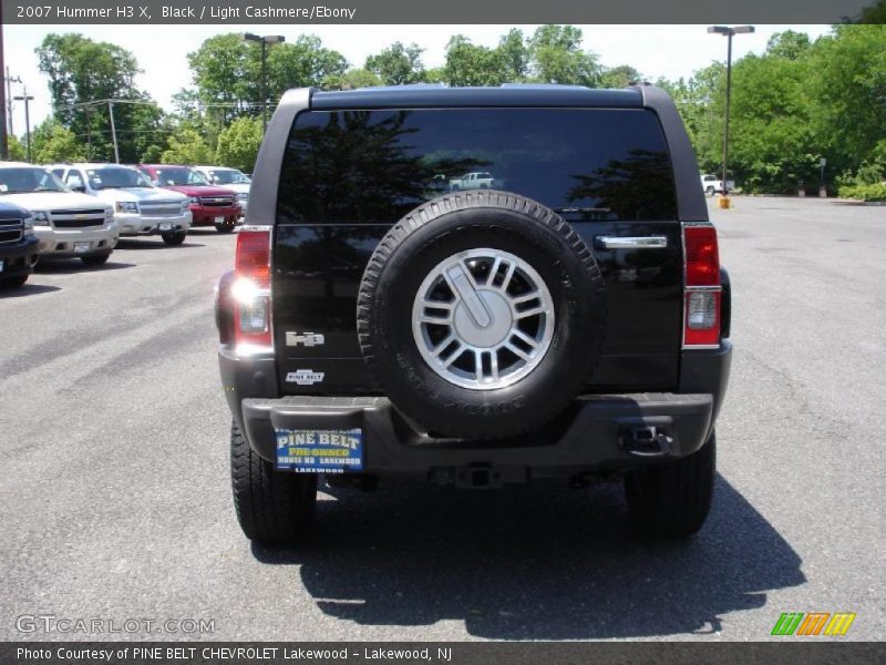 Black / Light Cashmere/Ebony 2007 Hummer H3 X