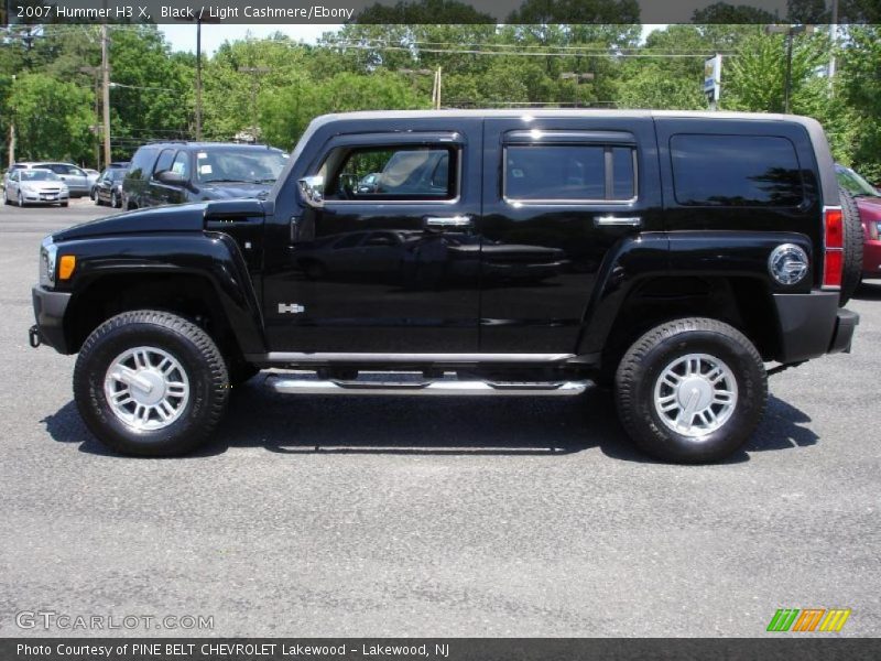Black / Light Cashmere/Ebony 2007 Hummer H3 X