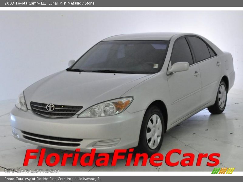 Lunar Mist Metallic / Stone 2003 Toyota Camry LE