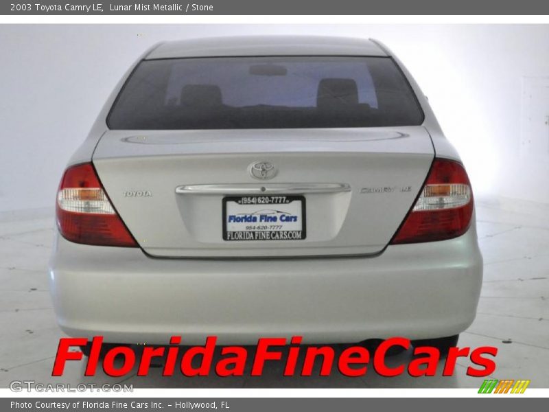 Lunar Mist Metallic / Stone 2003 Toyota Camry LE