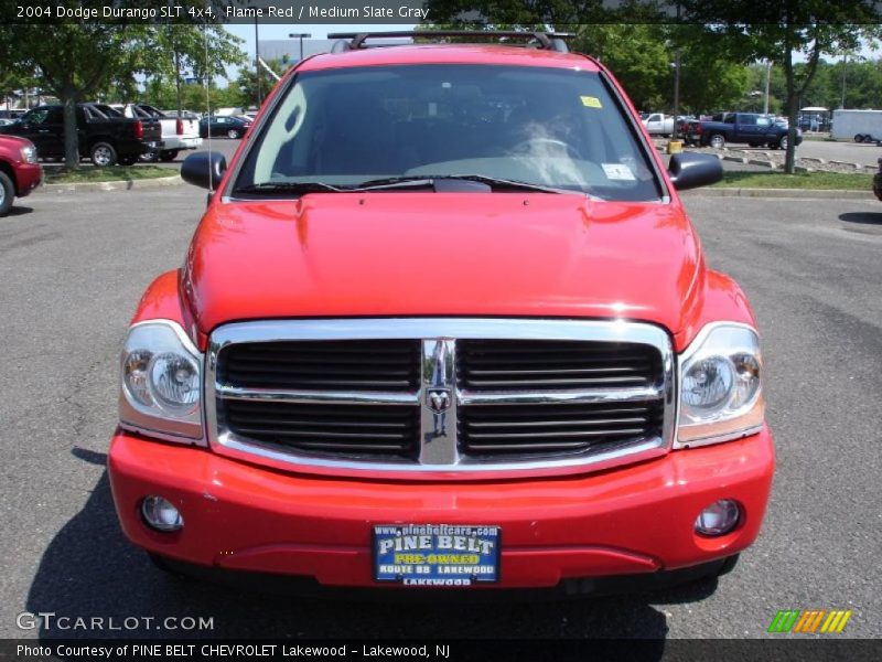 Flame Red / Medium Slate Gray 2004 Dodge Durango SLT 4x4