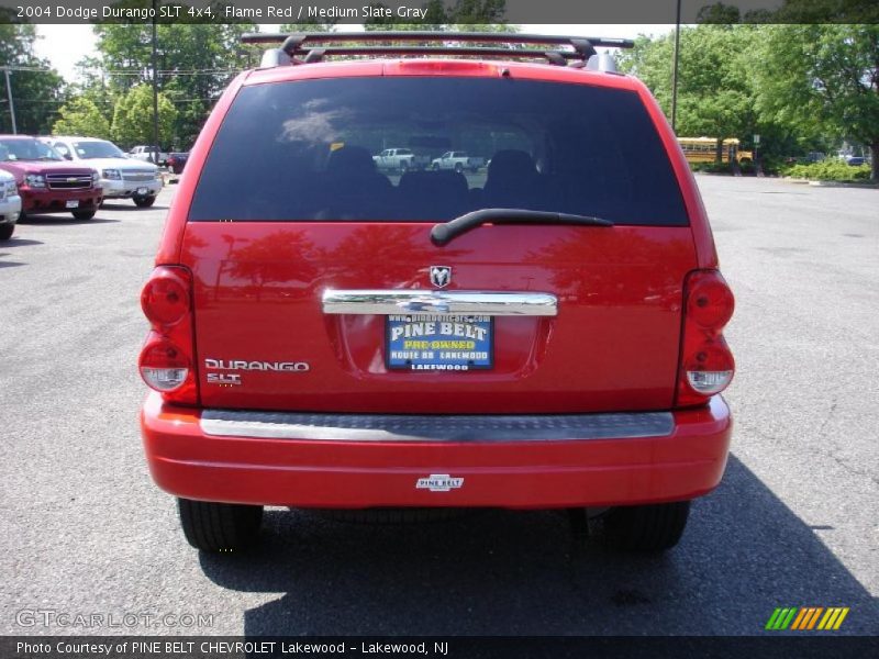 Flame Red / Medium Slate Gray 2004 Dodge Durango SLT 4x4