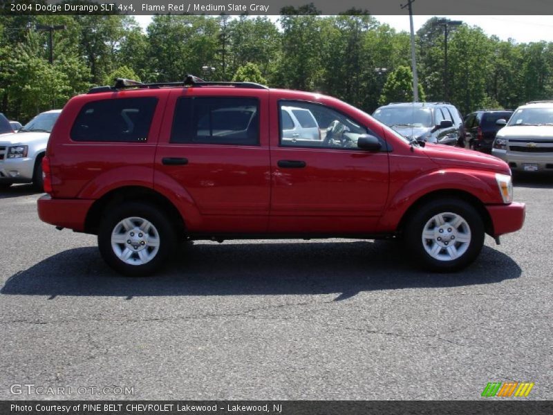 Flame Red / Medium Slate Gray 2004 Dodge Durango SLT 4x4