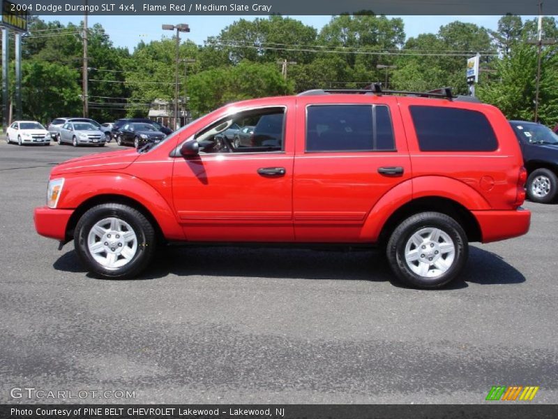 Flame Red / Medium Slate Gray 2004 Dodge Durango SLT 4x4