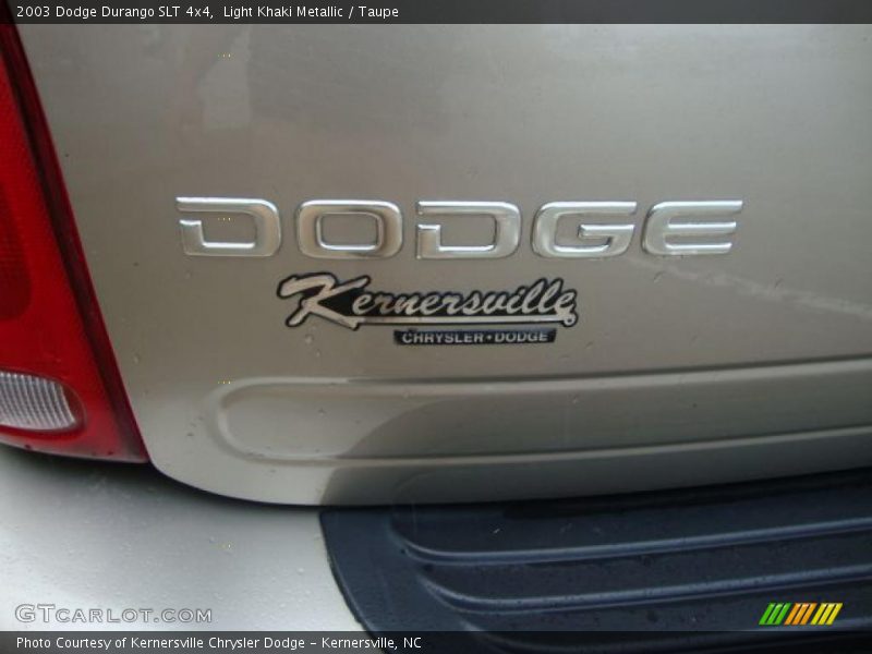 Light Khaki Metallic / Taupe 2003 Dodge Durango SLT 4x4