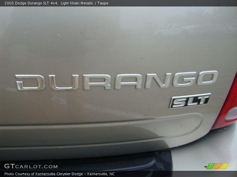 Light Khaki Metallic / Taupe 2003 Dodge Durango SLT 4x4