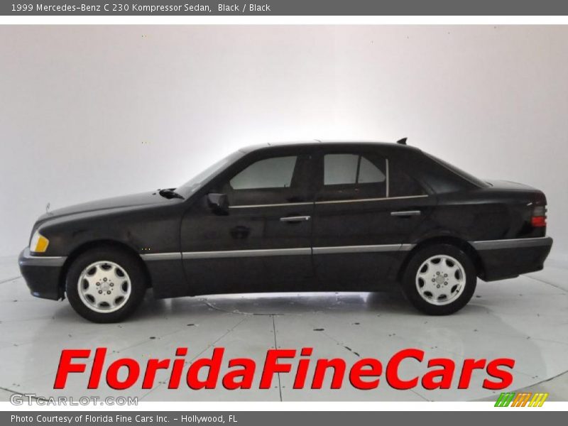 Black / Black 1999 Mercedes-Benz C 230 Kompressor Sedan