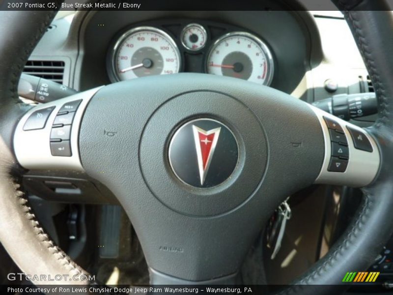 Blue Streak Metallic / Ebony 2007 Pontiac G5