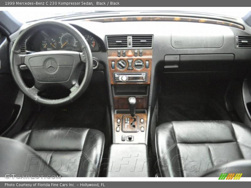 Black / Black 1999 Mercedes-Benz C 230 Kompressor Sedan