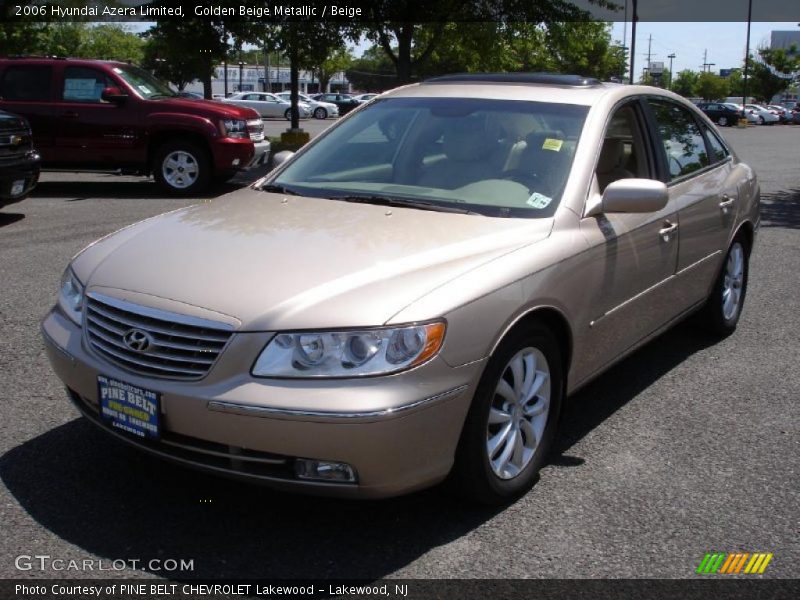 Golden Beige Metallic / Beige 2006 Hyundai Azera Limited