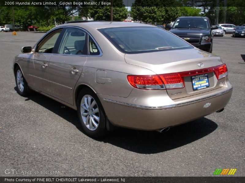 Golden Beige Metallic / Beige 2006 Hyundai Azera Limited
