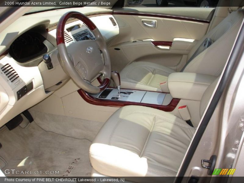 Golden Beige Metallic / Beige 2006 Hyundai Azera Limited