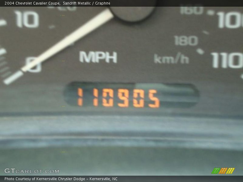 Sandrift Metallic / Graphite 2004 Chevrolet Cavalier Coupe