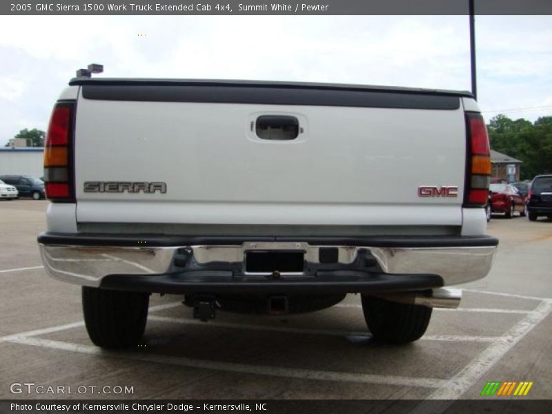 Summit White / Pewter 2005 GMC Sierra 1500 Work Truck Extended Cab 4x4