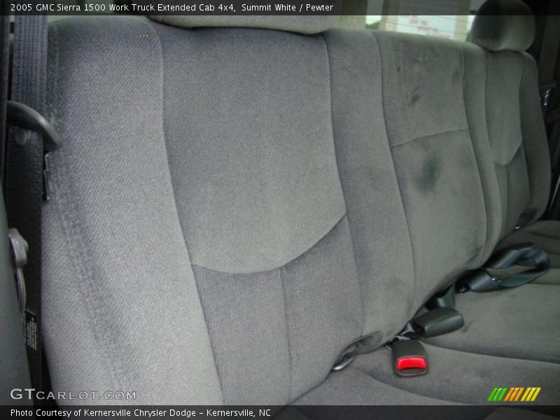 Summit White / Pewter 2005 GMC Sierra 1500 Work Truck Extended Cab 4x4