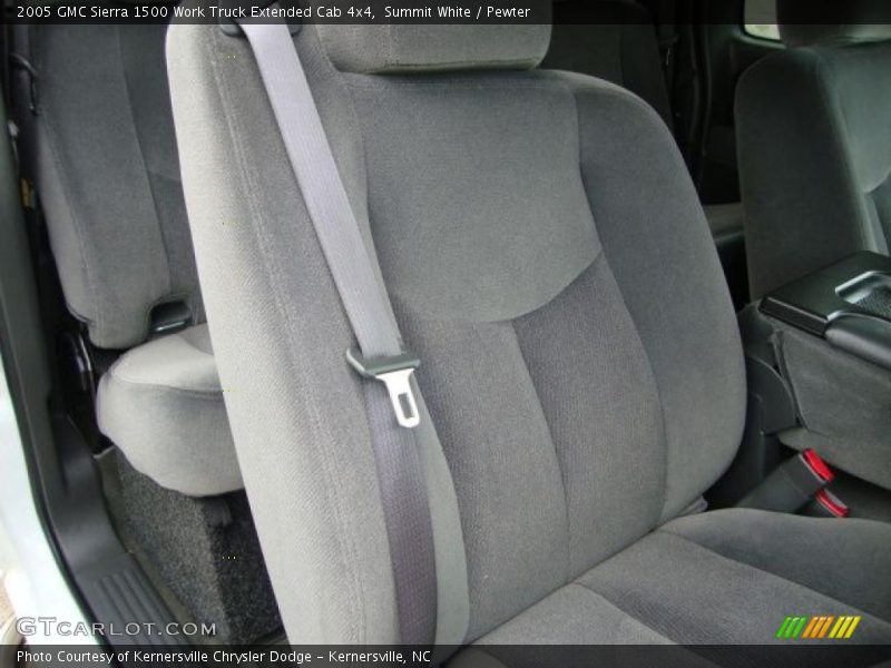 Summit White / Pewter 2005 GMC Sierra 1500 Work Truck Extended Cab 4x4