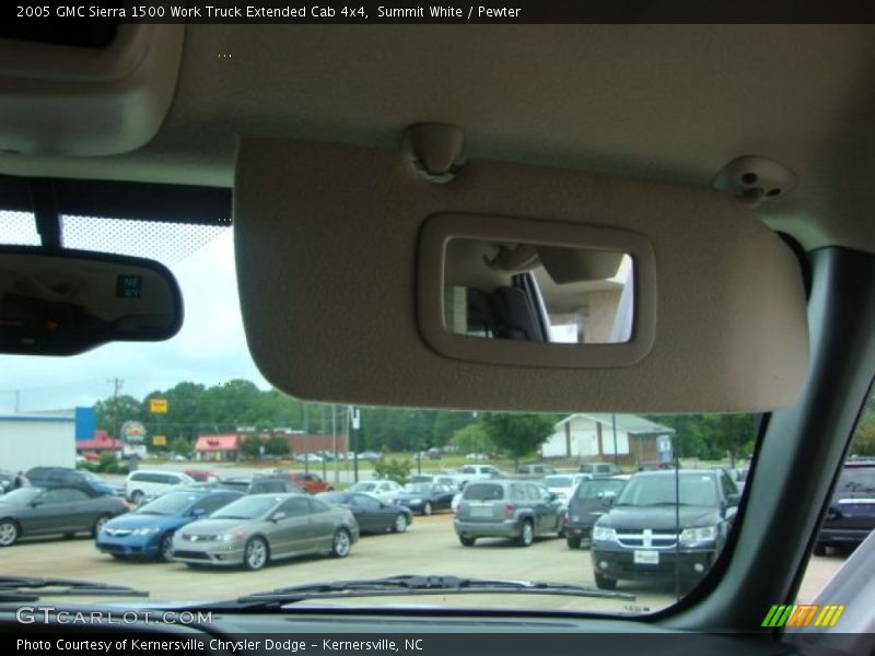 Summit White / Pewter 2005 GMC Sierra 1500 Work Truck Extended Cab 4x4