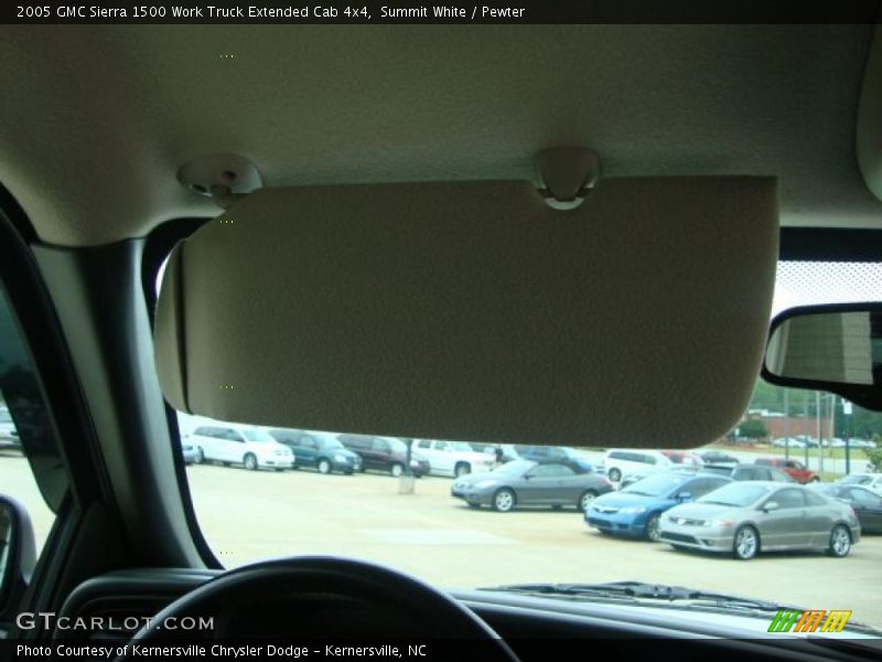 Summit White / Pewter 2005 GMC Sierra 1500 Work Truck Extended Cab 4x4