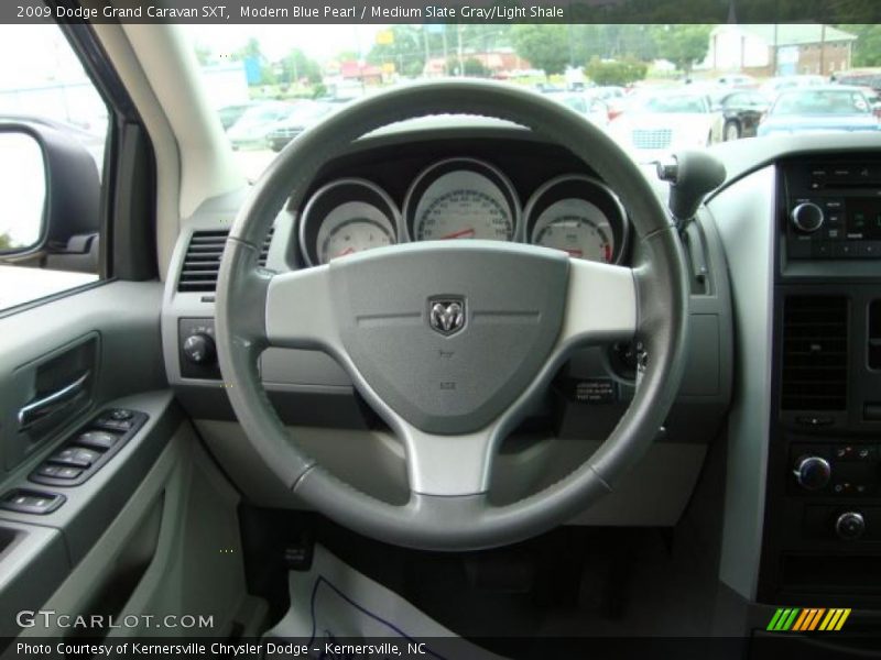 Modern Blue Pearl / Medium Slate Gray/Light Shale 2009 Dodge Grand Caravan SXT