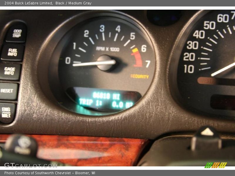 Black / Medium Gray 2004 Buick LeSabre Limited