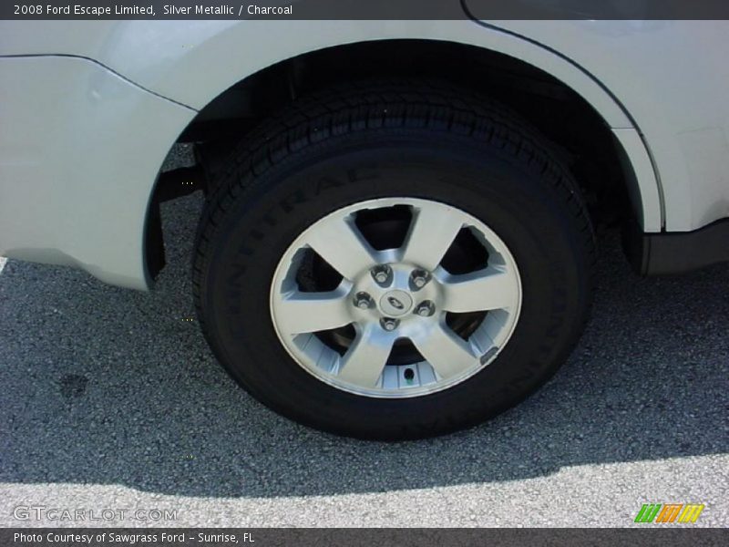 Silver Metallic / Charcoal 2008 Ford Escape Limited