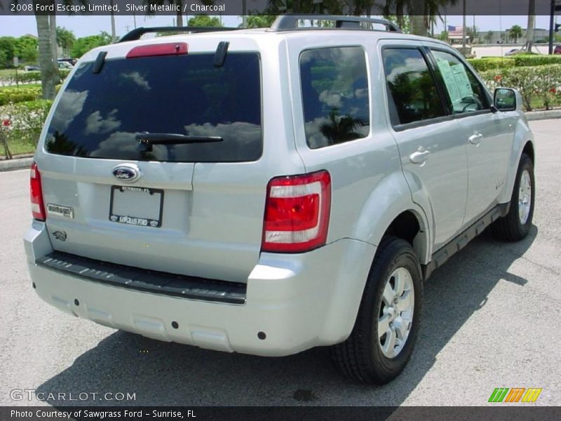 Silver Metallic / Charcoal 2008 Ford Escape Limited