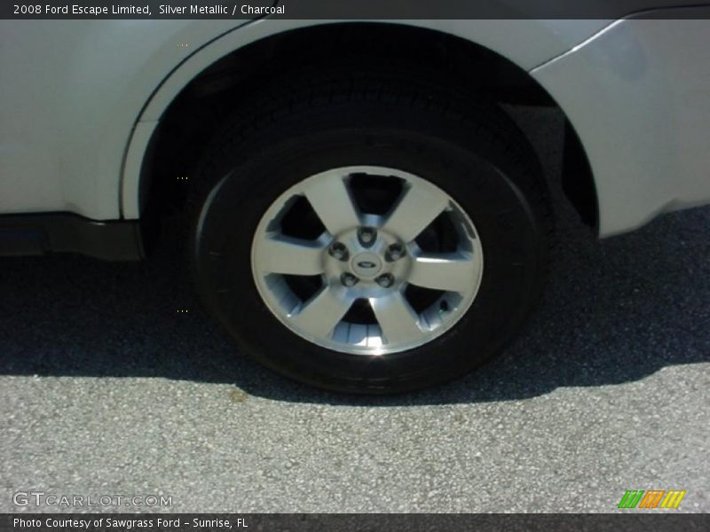 Silver Metallic / Charcoal 2008 Ford Escape Limited