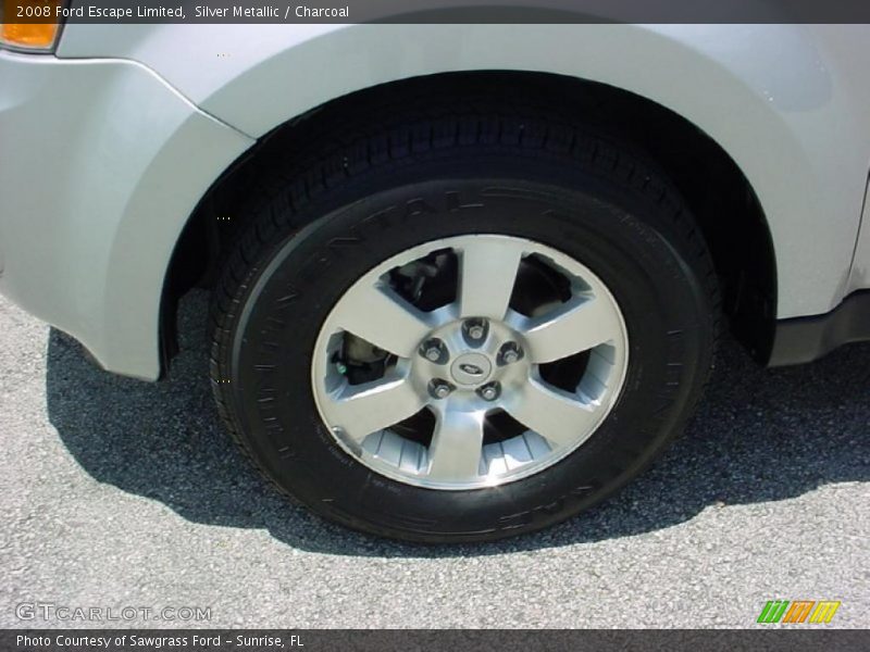 Silver Metallic / Charcoal 2008 Ford Escape Limited