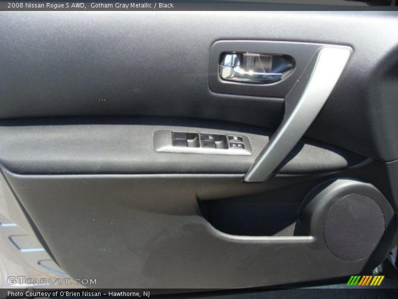 Gotham Gray Metallic / Black 2008 Nissan Rogue S AWD