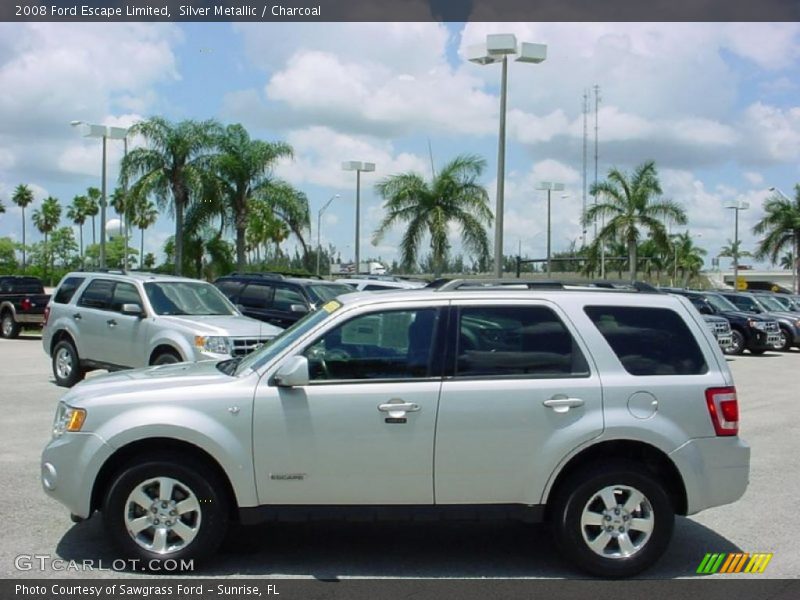 Silver Metallic / Charcoal 2008 Ford Escape Limited