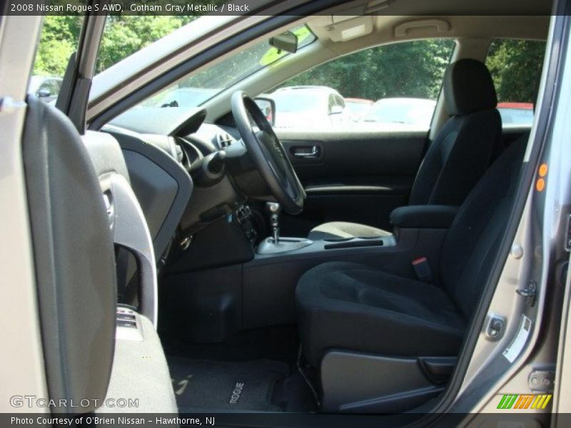 Gotham Gray Metallic / Black 2008 Nissan Rogue S AWD