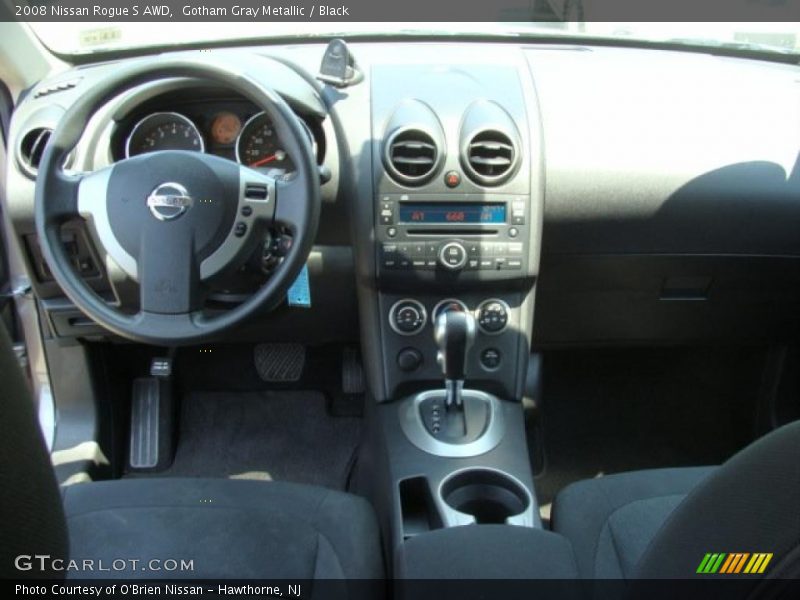Gotham Gray Metallic / Black 2008 Nissan Rogue S AWD
